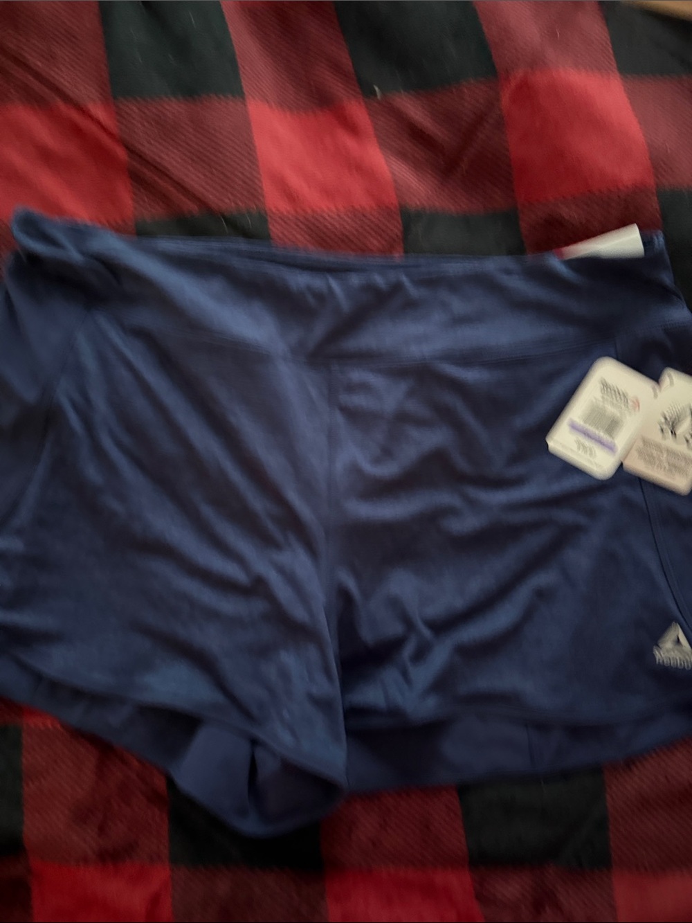Reebok Men's Navy Performance Athletic Shorts
